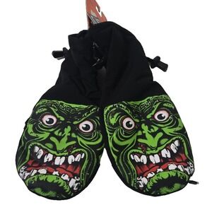Thirtytwo Santa Cruz Corp Mitten L/XL Black/Green NWT